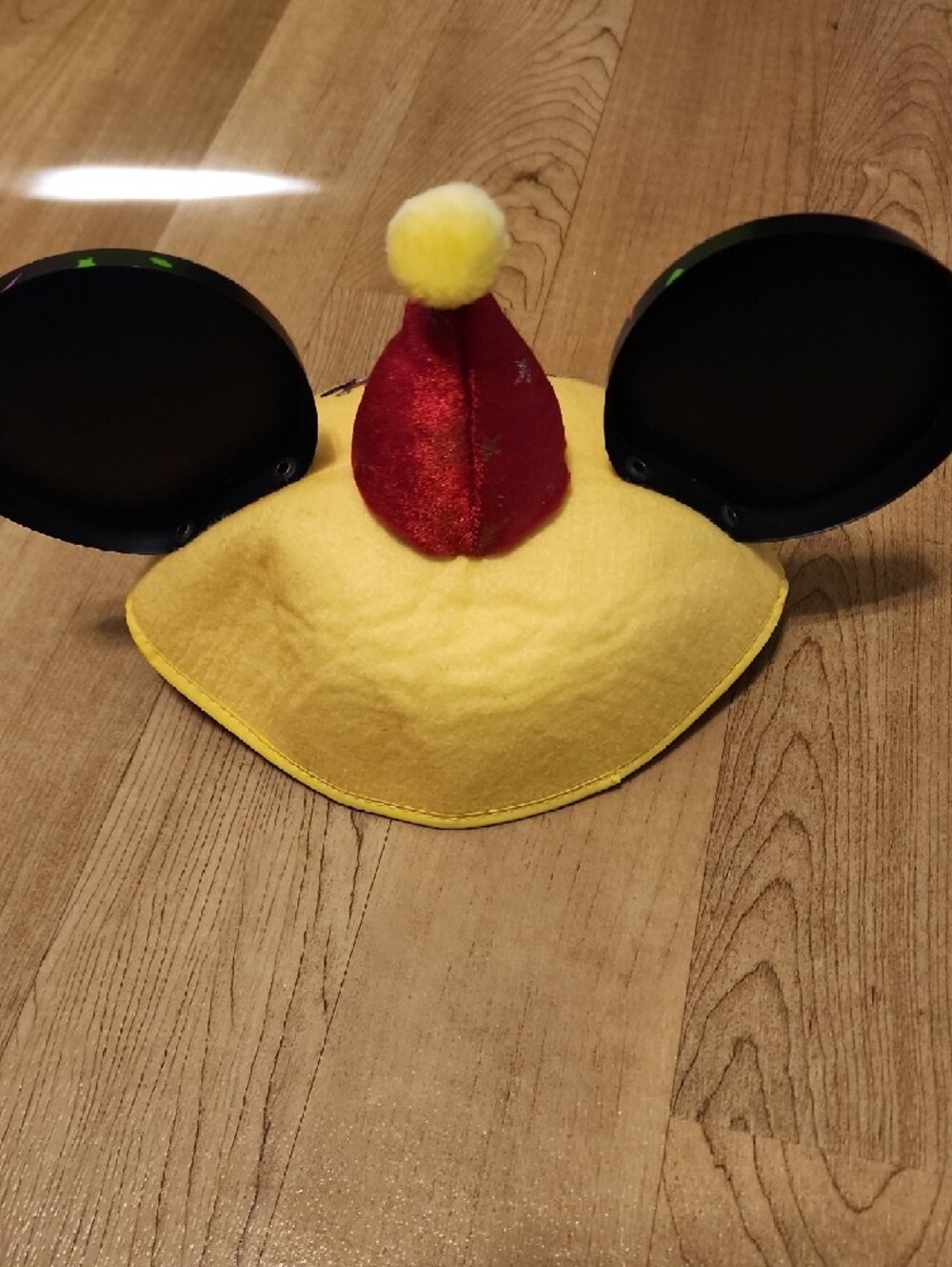 Disney Yellow 'It's My Birthday' Mickey Ears With Red Topper - Picture 6 of 8